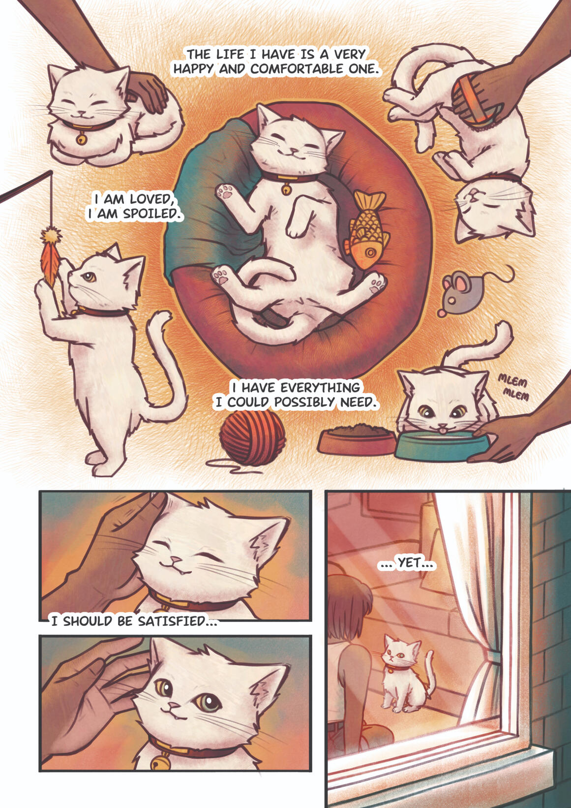 Garland: A Household Cat's Outside Adventure