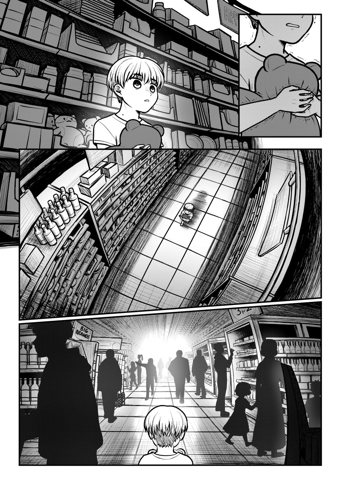 Lost kid in the grocery store